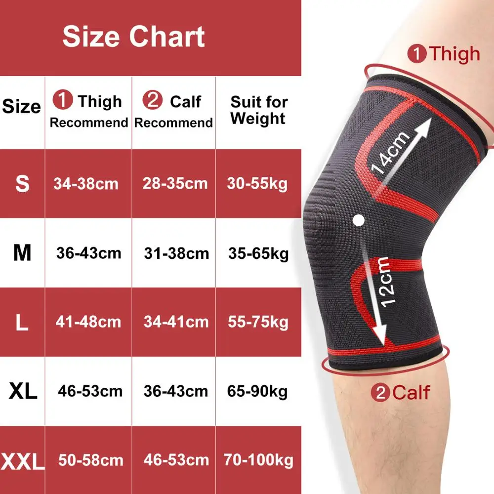 1PC Nylon Silicone Knee Sleeve Protector Sports KneePads Volleyball Running Fitness Gym Bodybuilding Elastic Knee Brace Support