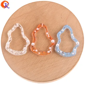 

Cordial Design 28*39MM 40Pcs Jewelry Accessories/DIY Resin Bead/Imitation Pearl/Marble Effect Bead/Hand Made/Earring Findings