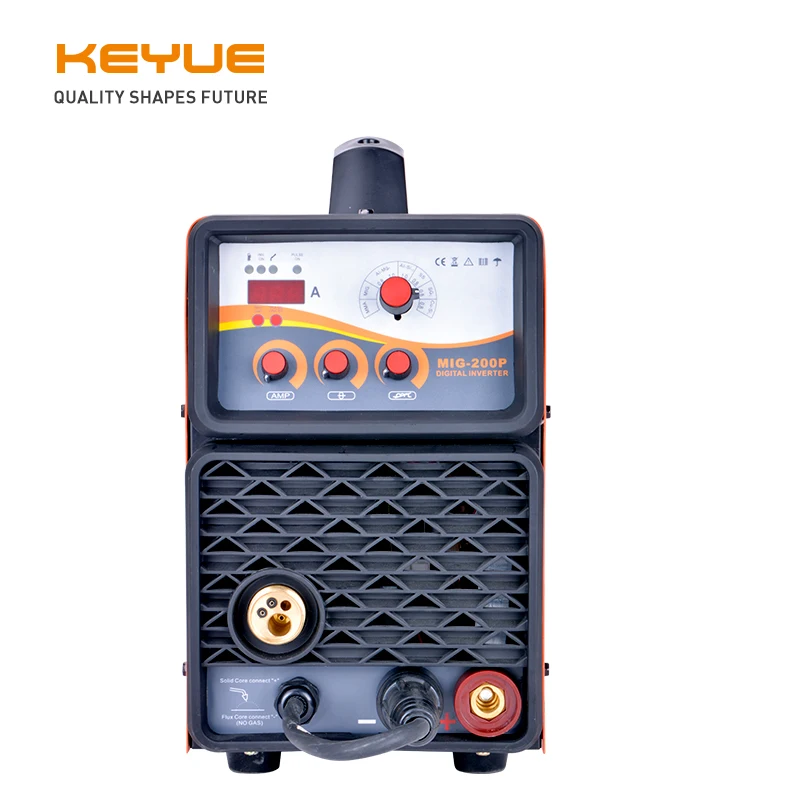 

KEYUE MIG-200P Portable inverter Synergy digital welding machine aluminum Multi-function MIG MAG TIG ARC 4 in 1 welder light wei