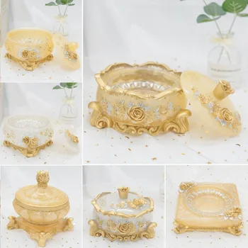 

High Quality Ashtray With Cover Windproof Cigarette Accessories Set Removable Glass Seat Storage Box