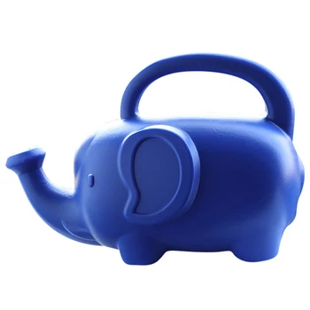 

Plastic Material Watering Kettle Cartoon Elephant Shape Watering Kettle Sweet Beach Sprinkler Small Hole Portable Blue