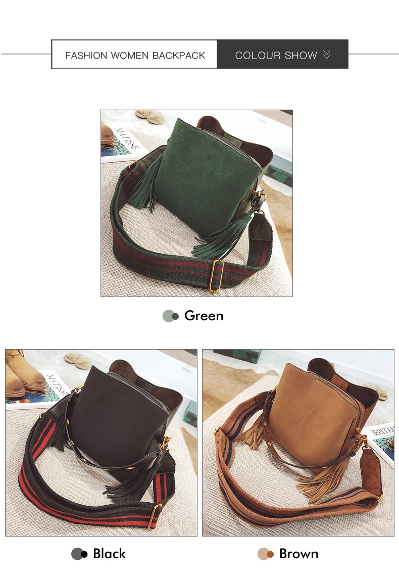 Женская матовая сумка-мешок в стиле ретро, винтажная Изысканная сумка-мессенджер с кисточками, Высококачественная сумка на плечо, простая сумка через плечо, сумка-тоут XA555H