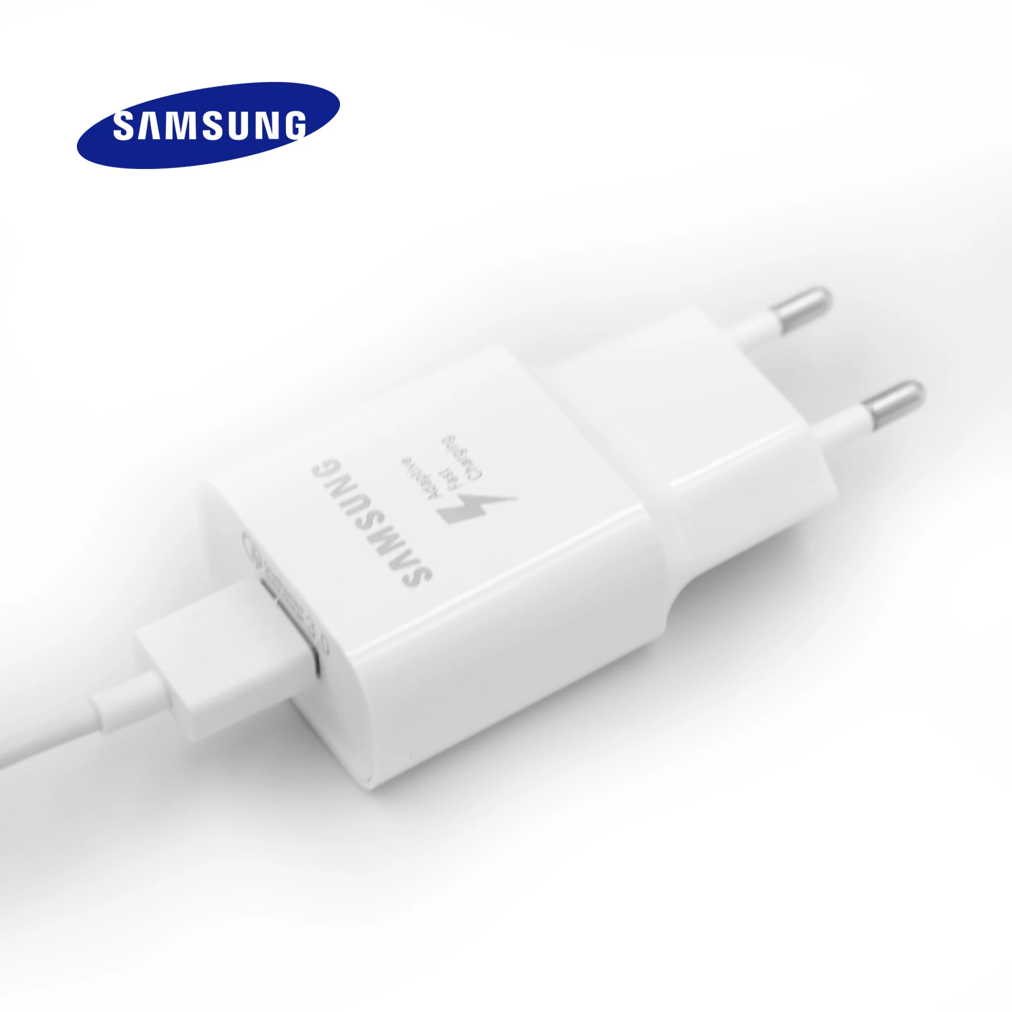 samsung быстро Зарядное устройство QC3.0 ЕС Быстрая Зарядка адаптер для Galaxy a8 a6 a5 Note 4 5 J3 J5 J7 S6 S7 край S4