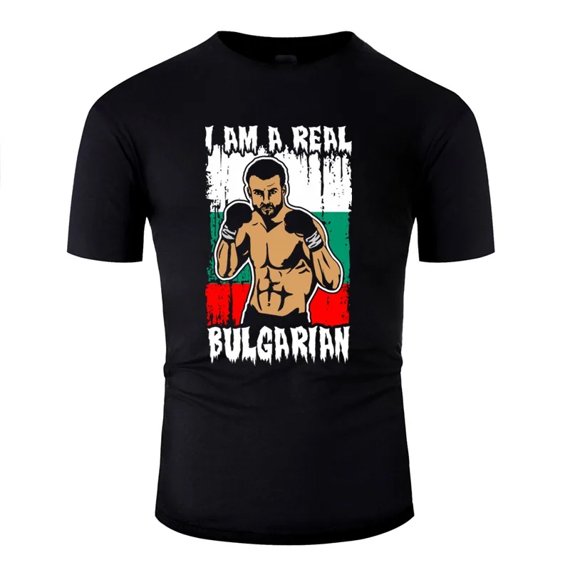 

Funny I Am A Real Bulgarian T Shirt Men Famous Mens T-Shirts Harajuku Oversize S-5xl
