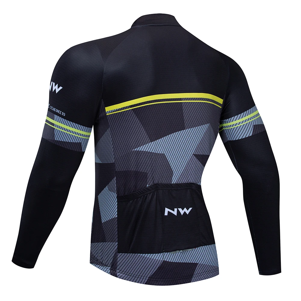 New NW Long sleeve Jersey Mountain Bike Motorcycle Cycling Jersey Crossmax Shirt Ciclismo Clothes for Men MTB Jersey