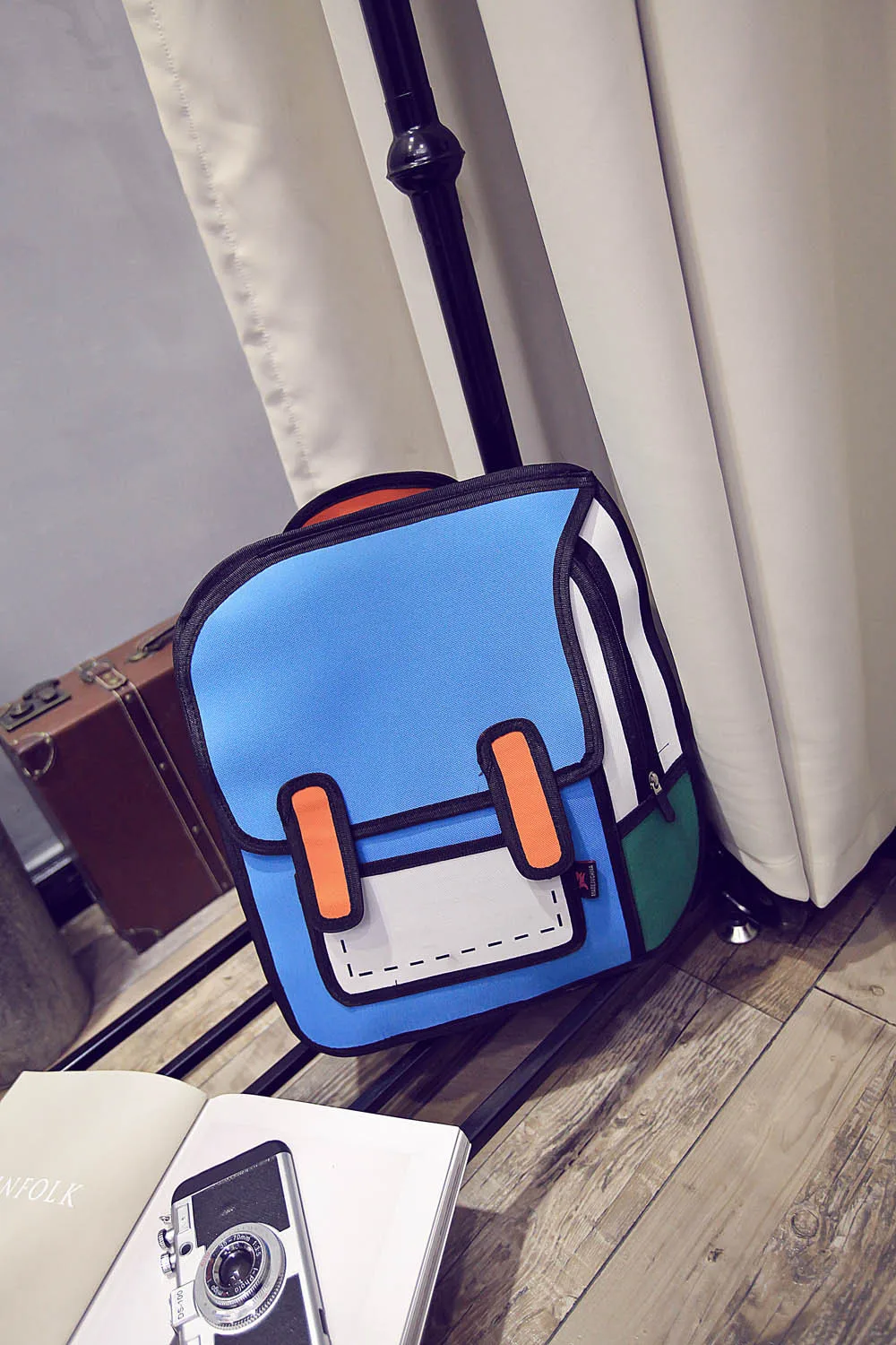 3D Jump Стиль 2D рисунок мультяшный бумажный пакет мультяшный рюкзак сумка-мессенджер модные милые студенческие сумки унисекс Bolos