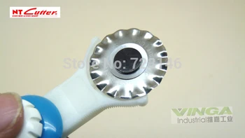 

MADE IN JAPAN wavy line Rotary Cutter CUTTER ROTATIF 28MM RUNDSCHNEIDER TAGLIERINA ROTANTE DI 28MM CIRKELSNIJDER ROTATIVO