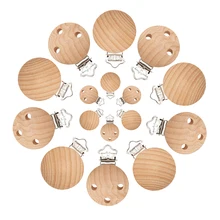 Mabowing – Clips en bois de hêtre naturel pour bébé, 20 pièces, 30mm 35mm, livraison rapide et gratuite