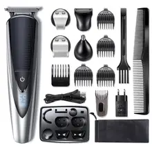 Мужской перезаряжаемый триммер для волос для мужчин, бритва для стрижки волос, триммер для бороды, триммер для тела, электрическая машина для резки волос, усов