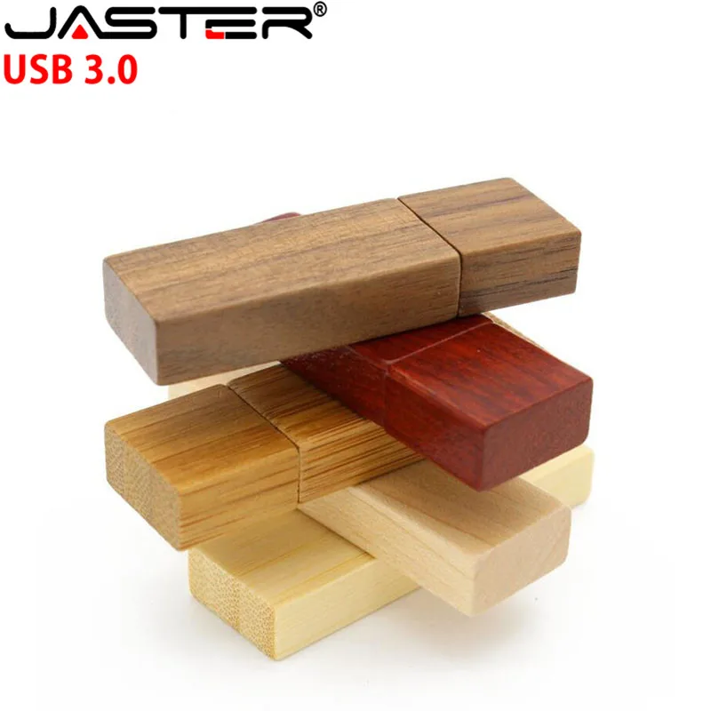USB флеш накопитель JASTER деревянный с логотипом на заказ 4 64 Гб|USB флэш-накопители| |