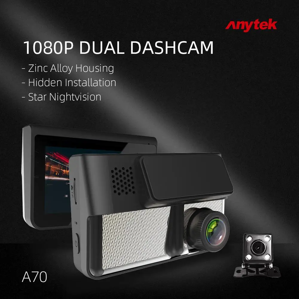 3 0 дюймов встроенная в транспортное средство FHD 1080P Автомобильный регистратор