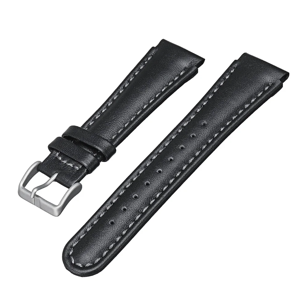 

22mm Genuine Leather Watchband Replacement Band for SUUNTO X-LANDER Watch TS95
