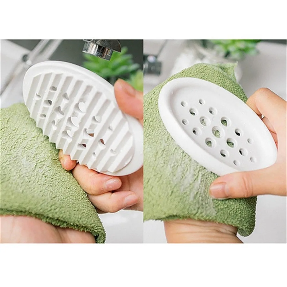 Silicone hollowed Home soap dish Traveling drain toilet lid bathroom soap case Soap Holder storage Soap Box washable home decor