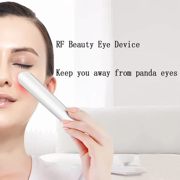 

Eye Beauty Instrument Rf Radio Frequency Remove Eye Bags Fine Lines Dark Circles Eye Massager Micro Current Color Light