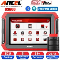 ANCEL DS600 OBD2 Auto Diagnostic Tool All System Active Test ECU Coding AF Adjust 28 Reset Professional OBD 2 Automotive Scanner