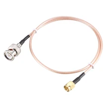 Uxcell RG316 коаксиальный кабель с BNC мужчин и SMA мужчин разъемы 0.66Ft-6Ft коаксиальный Удлинитель SMA к BNC RF коаксиальный кабель