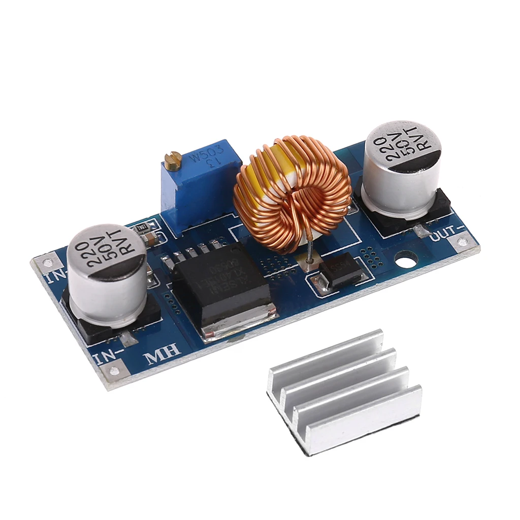 

4-38V to 1.25-36V 5A 60W DC-DC Step Down Module Voltage Regulator Converter