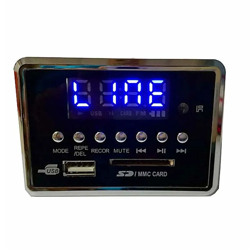 Модный 3,7-5 в USB FM Aux Радио MP3 плеер встроенный USB автомобильный Громкая связь Bluetooth MP3 декодер плата модуль дистанционного управления для