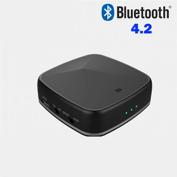 

Aptx HD Bluetooth V4.2 Receiver Transmitter Wireless 3.5mm Auxiliary RCA Optical SPDIF Audio Adapter CSR8675 Low Latency TV Car