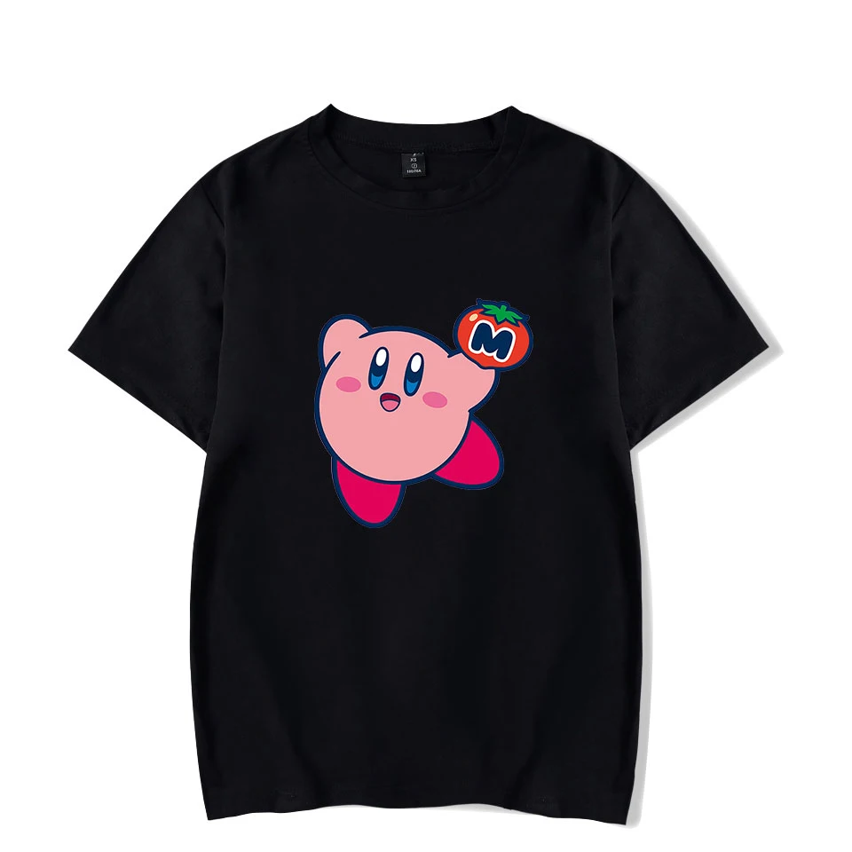 Fashion Pink Round Neck Kirby T shirt 