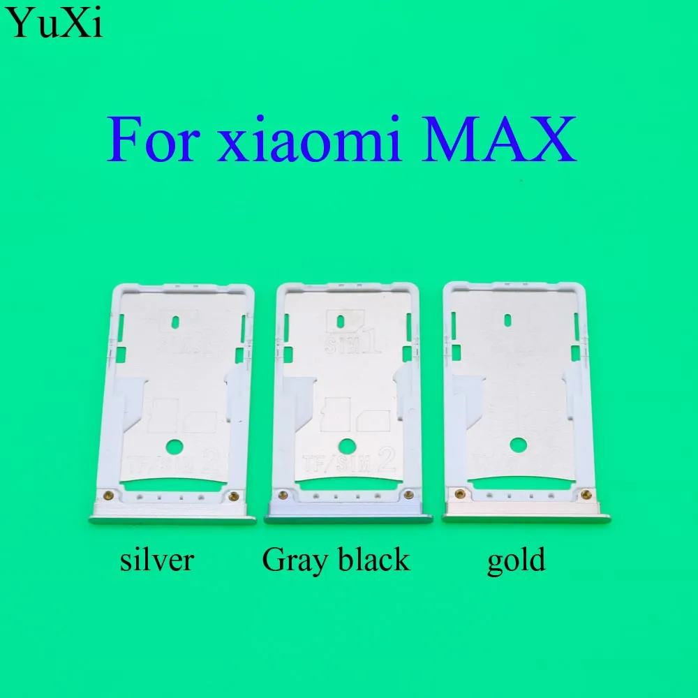 Юйси лоток для sim-карт для Xiaomi Mi max/Max 2/3 лоток для sim-карт TF лоток адаптер держателя слота Запасная часть