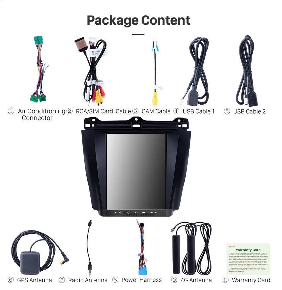 Flash Deal Seicane for 2003 2004 2005 2006 2007 Honda Accord 7 Android 9.1 9.7 inch Car GPS Navigation Radio Unit Player Mirror Link 1080P 19