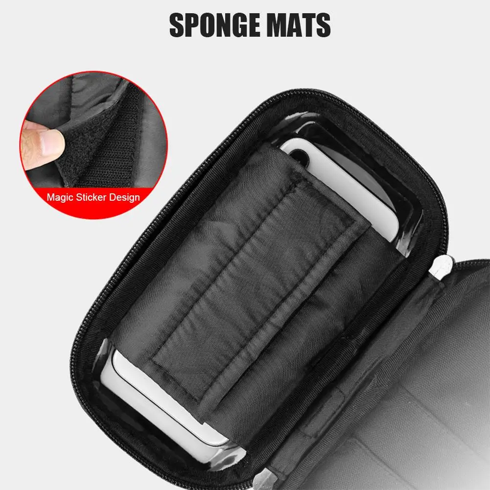 New Bike Mobile Phone Bag Dust-proof Waterproof Case Holder For Outdoor Riding 360 Degree Rotation Design