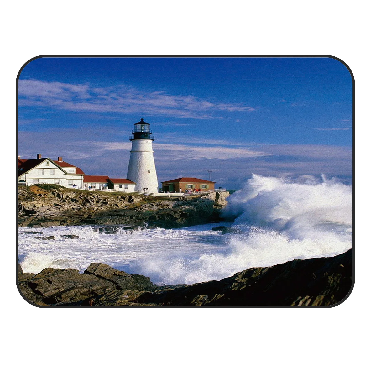 CHARMHOME мягкий ковер Противоскользящий ковер живописный Часовая башня морской Риф Морской ковер для гостиной коврик для домашнего декора