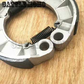 

For Honda PC800 VF750 NV400 VT400 VT750 VT1100 Shadow 400 750 1100 Rear brake drum brake pads leather Motorcycle