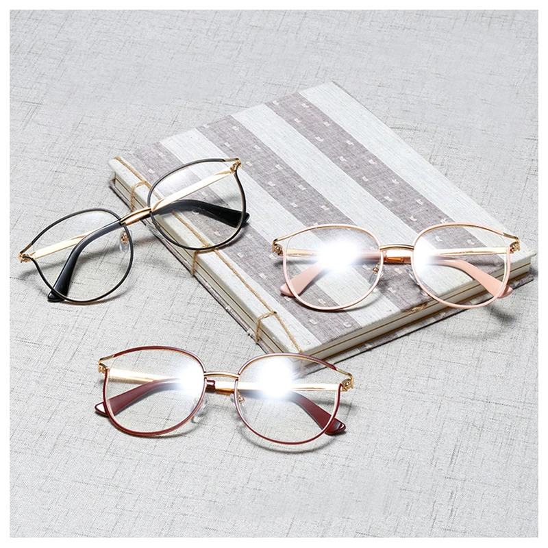 Kachawoo круглые очки, оправа для женщин, золотые металлические очки, прозрачные модные женские очки, подарок на день рождения, товары, горячая распродажа