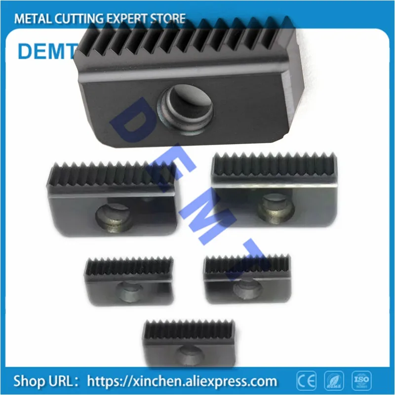 

Thread milling cutter 14I/14N internal thread 0.5 1.0 1.5 2.0 2.5 ISO Carbide insert comb blade comb tooth milling thread 2Pcs