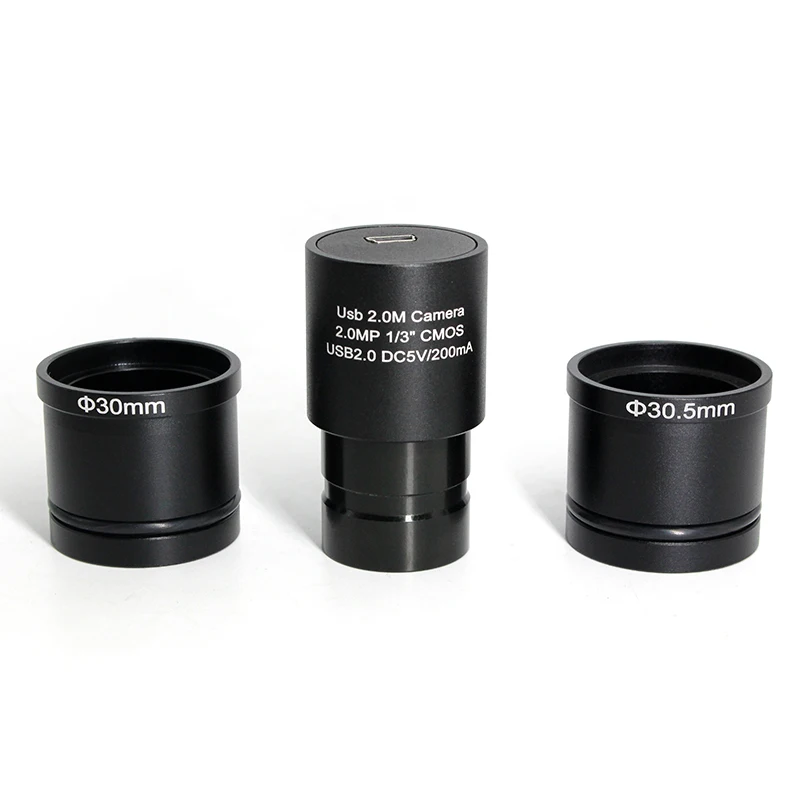 HD CMOS, USB 2.0MP USB универсальный цифровой окуляр микроскоп камера электронный окуляр 23,2 мм с кольцевыми адаптерами
