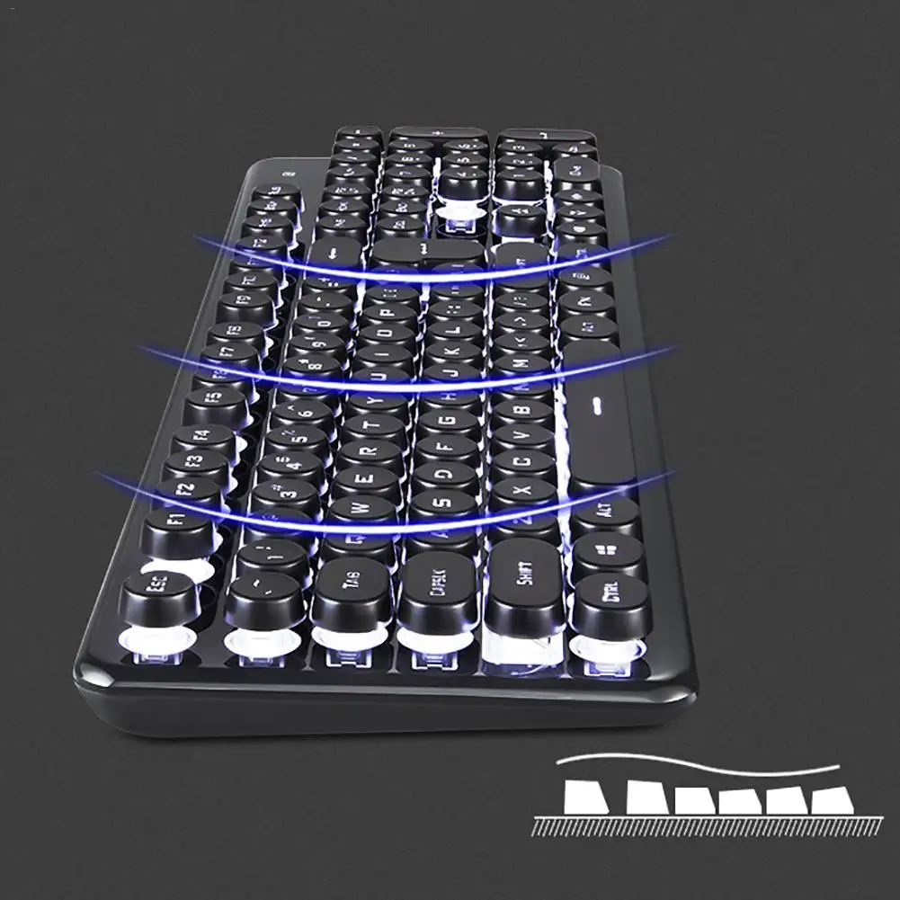 jogos rainbow backlight usb ergonômico mecânico teclado