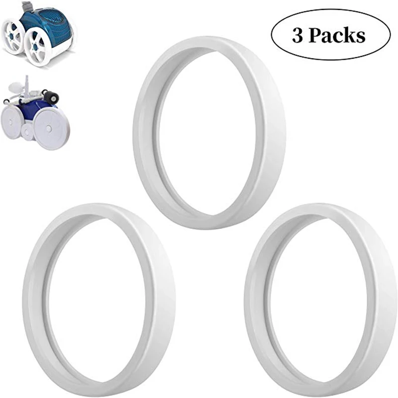 

Kohree 3 Pcs Polaris Pool Cleaner Parts Tires Pool Sweep Wheel Part Tire Replacement For Polaris 180 /280/ 360 /380 Tire C10