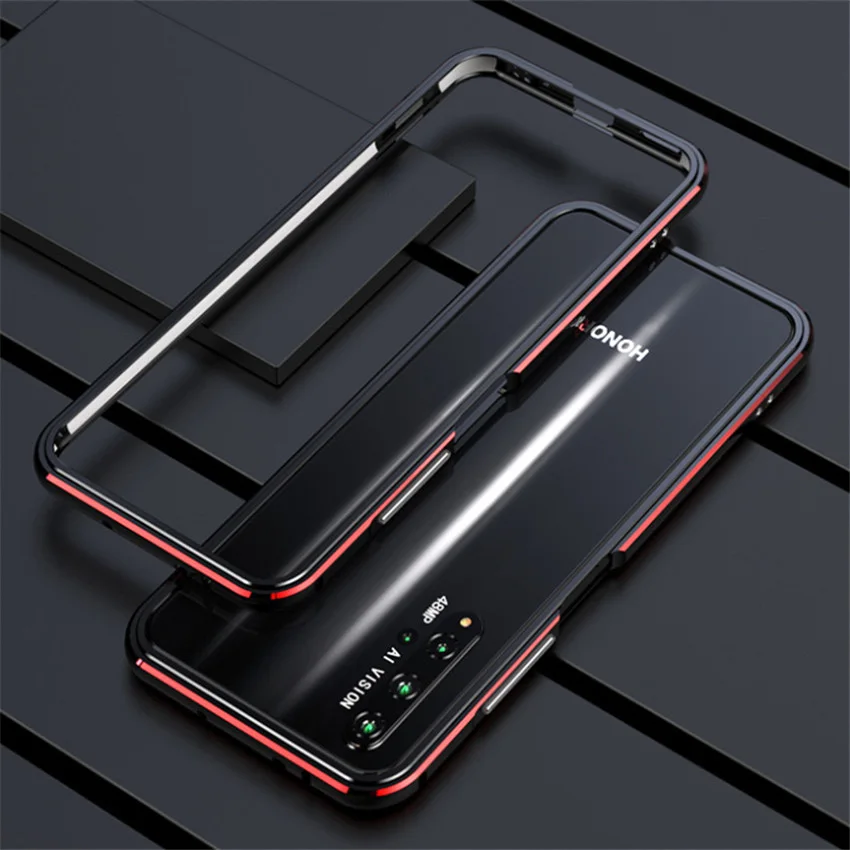 Ультратонкий чехол с металлической рамкой для Huawei Honor 20 Pro жесткий алюминиевый