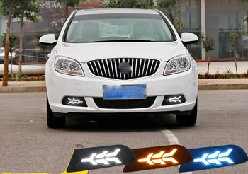 

Fast delivery Led daytime running lights+moving turn signal+blue night mode+remote control for Buick Excelle 2010-2013