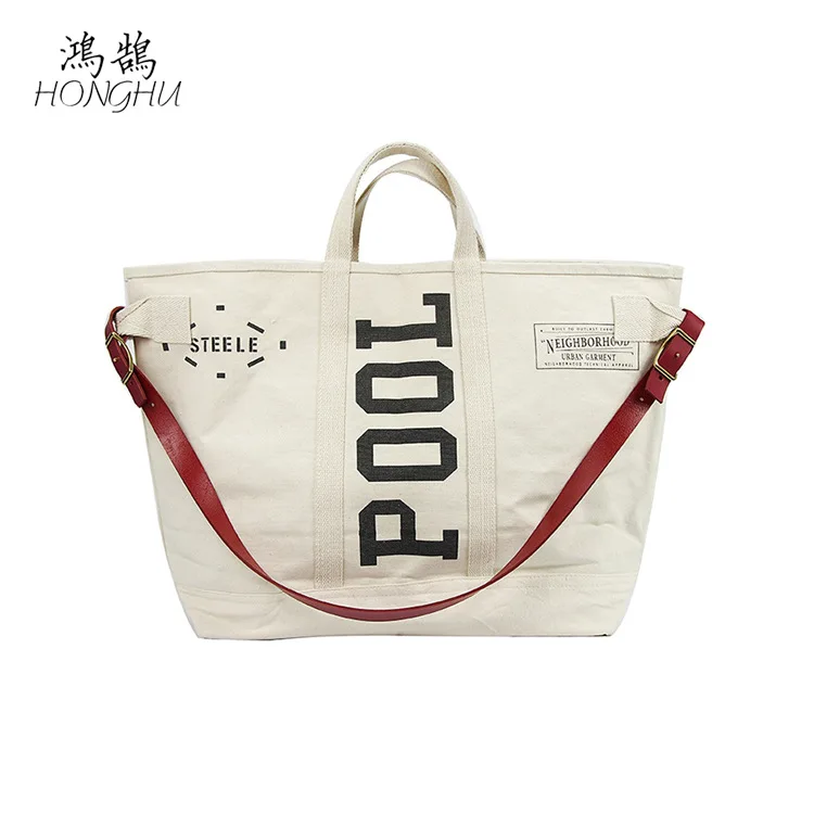 

One-Shoulder Oblique Canvas Bag Men And Women Students Hand-Style Travel Shopping Bag Sporty Thick School Bag