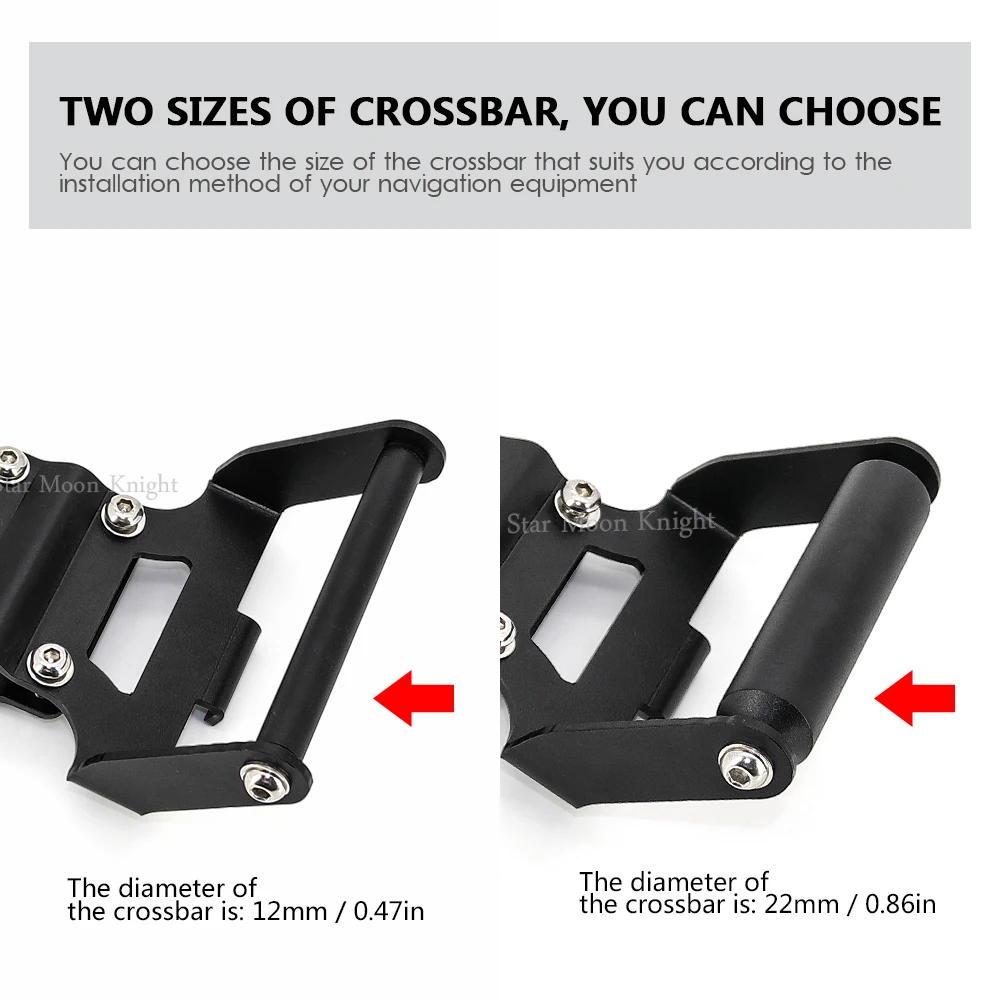 Moto Supporto Navigazione Per CRF 1000L Per Africa Twin Per CRF1000L 2018-2019 Moto Parabrezza Supporto Basamento Telefono Mobile Del Telefono GPS Piastra Navigazione Staffa Telefono Cellulare GPS(22m
