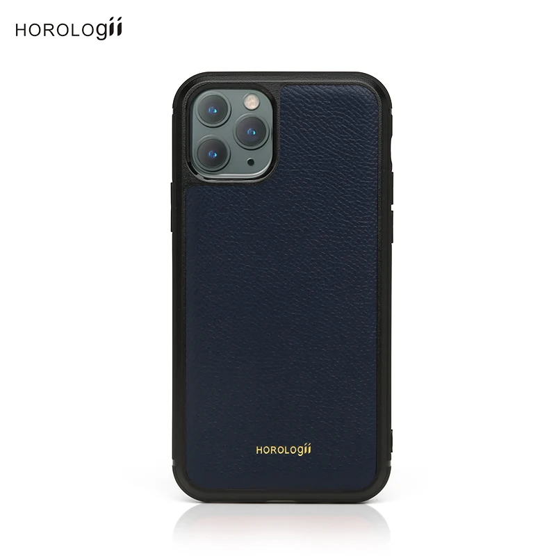 Horologii CUSTOM INITIALS FREE Phone Bumper Case for Iphone 11 12 Pro Max 13 14 15 Cover Italian Leather Epsom Dropship