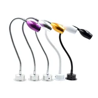 Dimmable Hoses 1W 3W LED Wall Lamp Flexible Home Hotel Bedside Reading Wall Light Modern Book Lights Aluminum LED Sconces 1