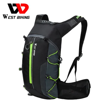 

WEST BIKING Bike Bag Sports Backpack Portable Folding Hiking Bicycle Water Bags Ultralight Waterproof 10L Men's Cycling Backpack