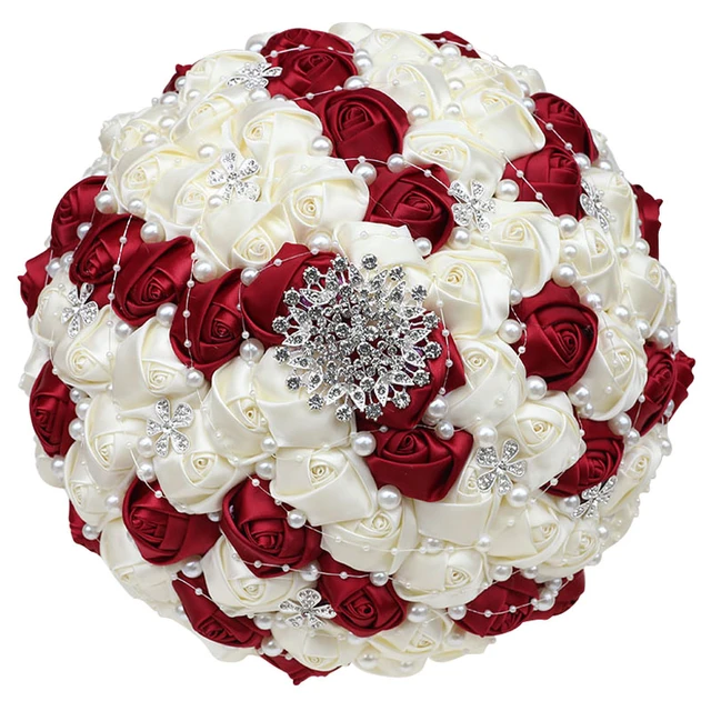 Bridal Bouquet Rhinestone  Bridal Flower Bouquet Luxury - Luxury Handmade  Crystal - Aliexpress