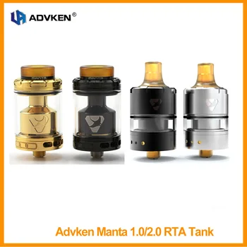 

Original ADVKEN Manta V2 MTL RTA Atomizer 2ml Capacity 510 Thread Top Re-filling System Atomzier Tank Electronic Cigarette