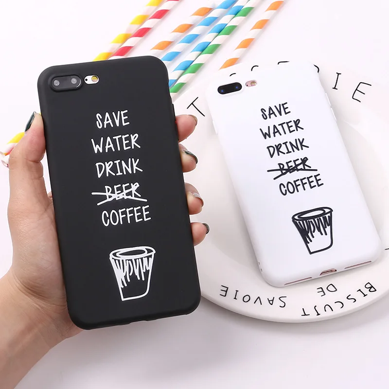 English Quote Slogan Phone Cover For iPhone 11 Pro Max X XS XR Max 7 8 7Plus 8Plus 6S SE Soft Silicone Candy Case Fundas Coque iphone 8 plus silicone case