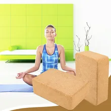 Высокая плотность, для взрослых, пробковая, для йоги, кирпича, упражнений, фитнеса, йоги, блоки, натуральные, безвкусные, подушка, подушка, тренировочный блок для йоги#8