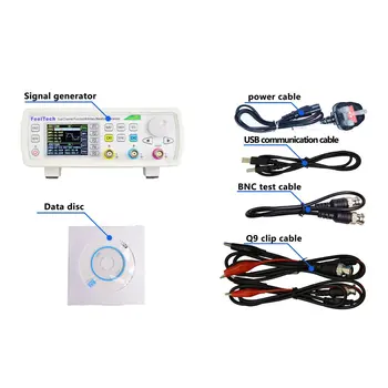 

FY6800-20/40/60M 2-Channel DDS Arbitrary Signal Generator 250MSa/s 8192*14bits Waveform Frequency Meter VCO