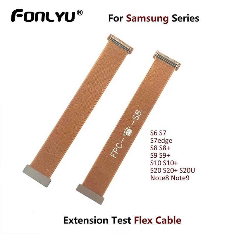Display Lcd Estendi Il Cavo Flessibile Di Prova Per Samsung S20 S20U S10 S9 S8 Plus Nota 8 9 S6 S7 S6Edge S7Edge Test Touch Screen