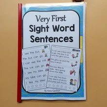 Brinquedos educativos crianças aprender inglês lição de casa muito primeira vista palavra frase interativo phonics colorir prática workbook