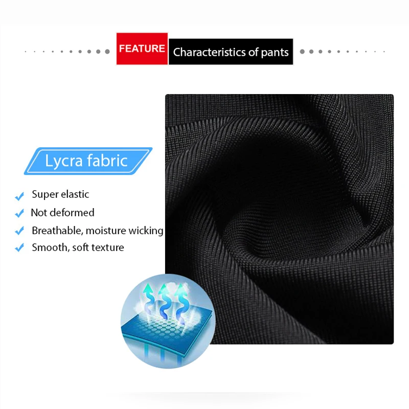 Description Picture 3 of itemCycling Bib Shorts 2023 New Men Outdoor Wear Bike Cycling 19D Padded Riding Bib Tights Bicycle Quick Dry Cycling Pants