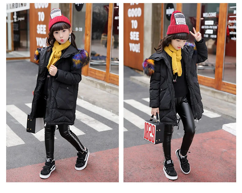 05女童彩色毛领羽绒服_15